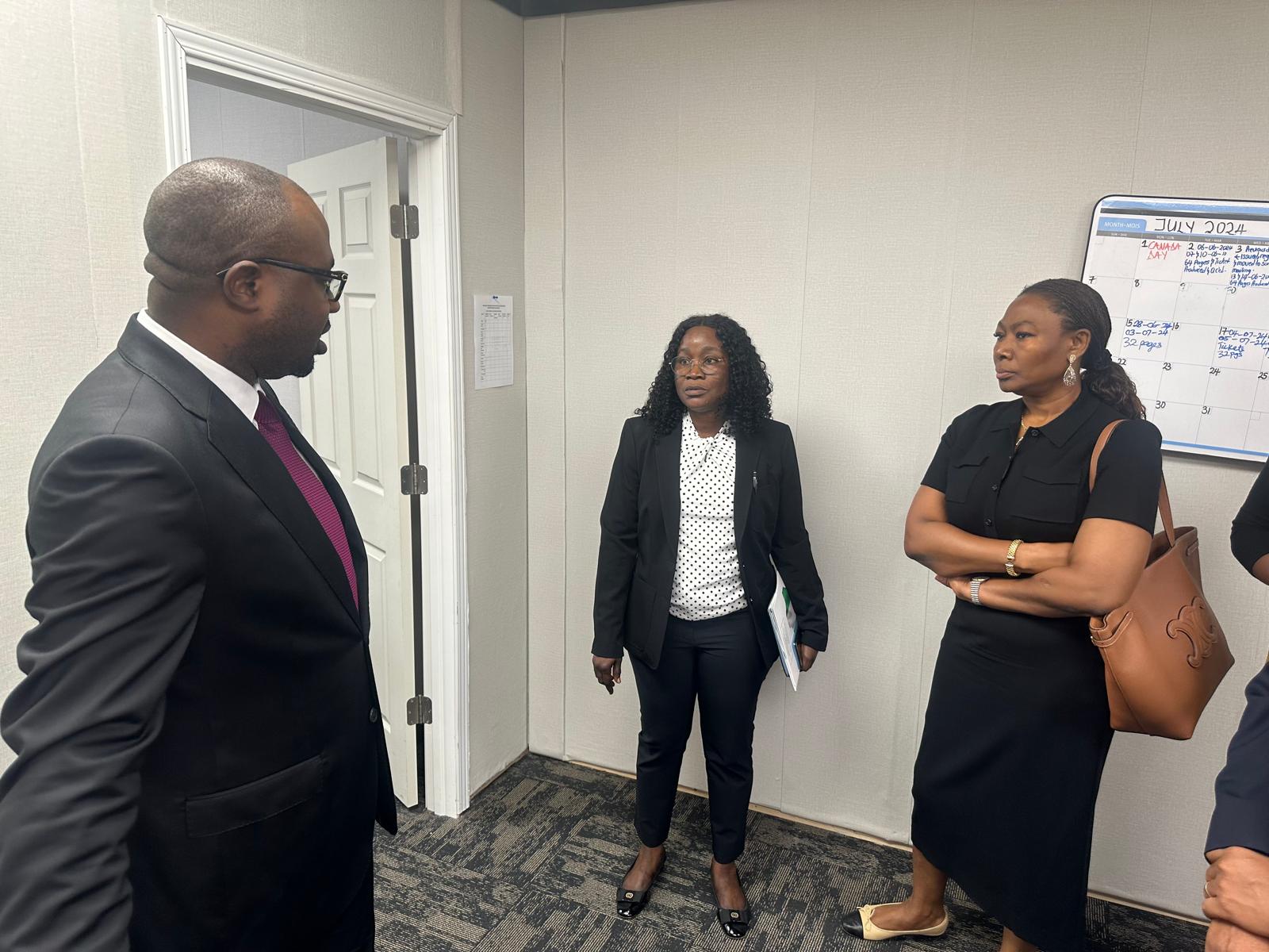 Minister Tunji-Ojo on location in Ottawa